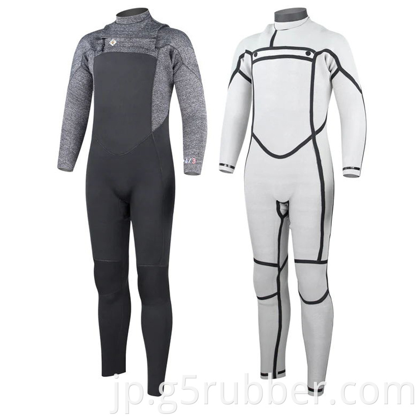 Mens 4 3mm Chest Zip Wetsuit Gbs8